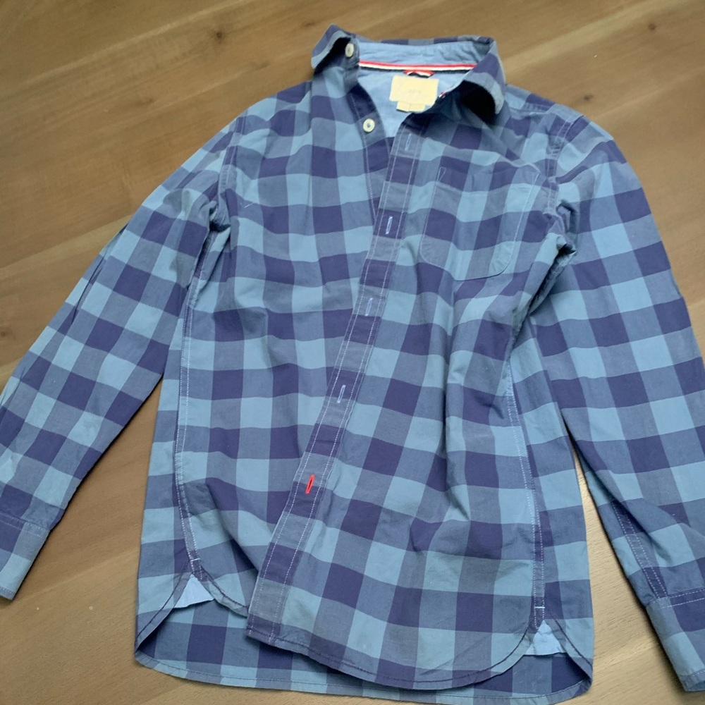 Boys dress shirt plaid